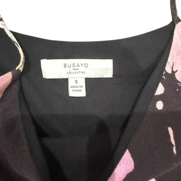 Busayo x RTR Tie Dye Slip Dress in Black Multi, Size S - Picture 6 of 10